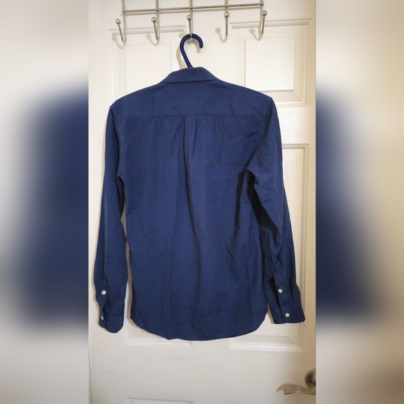Navy Button Up - Picture 2 of 3